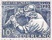 587 Nederland 10 cent 1952 conditie: gestempeld - 0 - Thumbnail