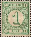 31a Nederland 1 cent 1876 conditie: gestempeld - 0