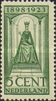 124 Nederland 5 cent 1923 conditie: gestempeld - 0