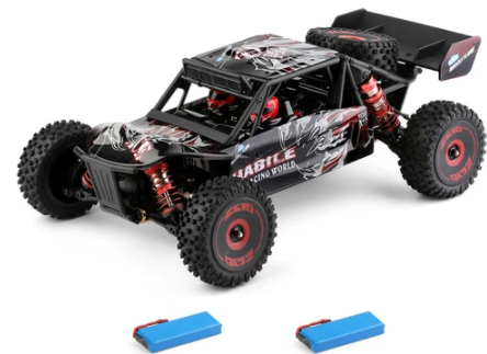 Wltoys 124016 1/12 2.4G 4WD 75km/h Metal Two Batteries - 0