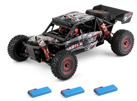 Wltoys 124016 1/12 2.4G 4WD 75km/h Three Batteries RC Car.. - 0