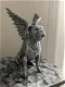 Bulldog beeld met vleugels in brons of zilver op urn als set - 5 - Thumbnail