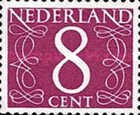 691 Nederland 8 cent 1957 conditie: gestempeld - 0
