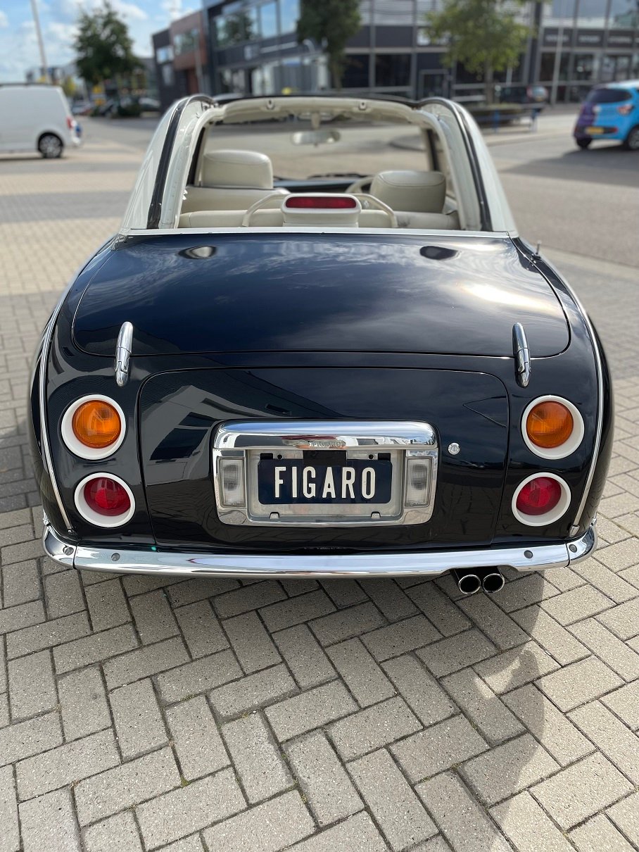 Hele leuke Nissan Figaro in zwart Metallic - Afbeelding 5