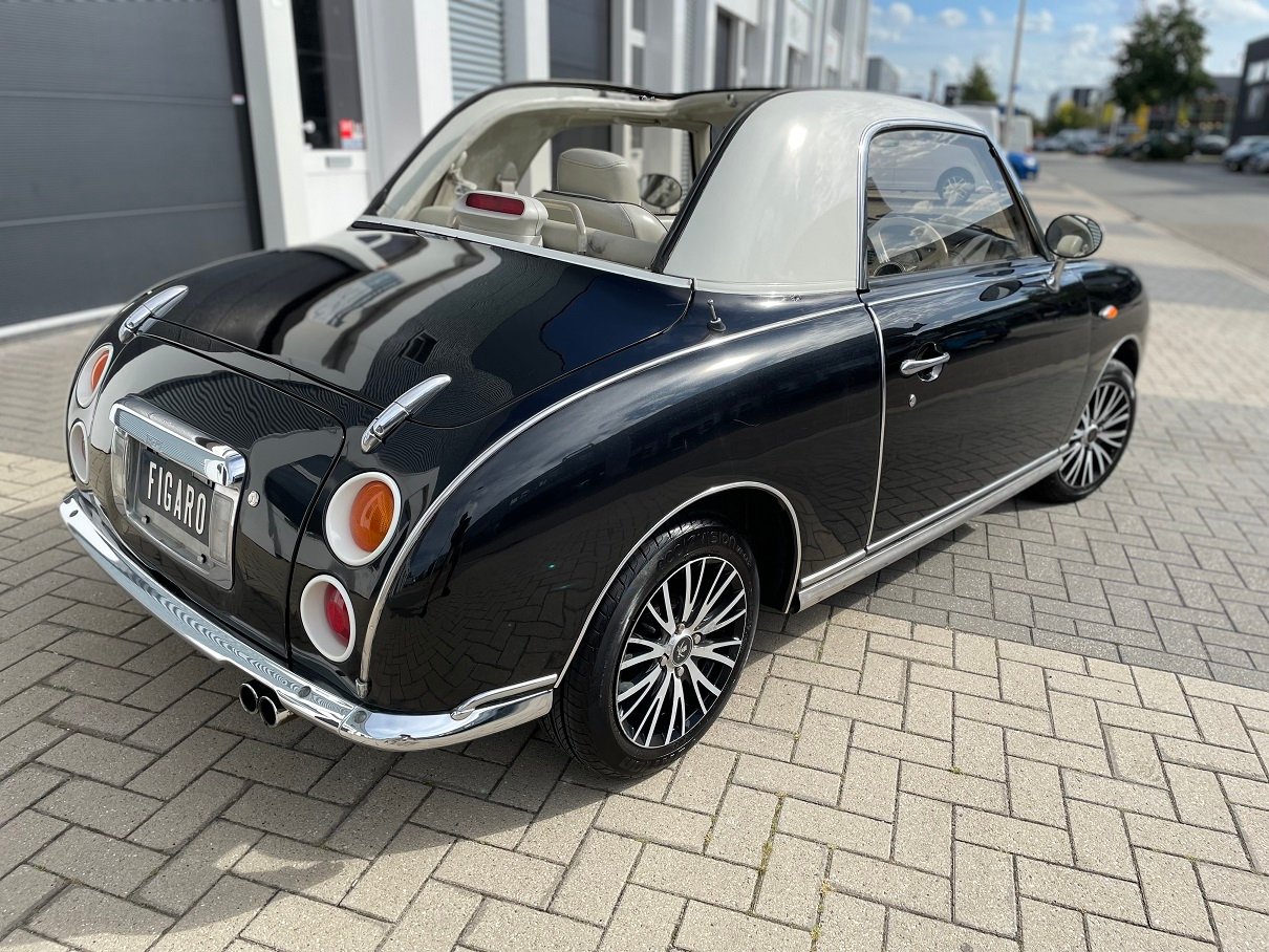 Hele leuke Nissan Figaro in zwart Metallic - Afbeelding 6