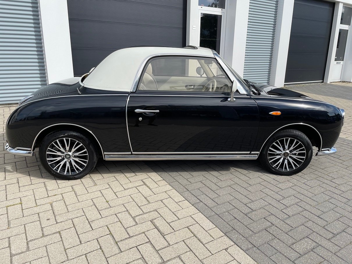 Hele leuke Nissan Figaro in zwart Metallic - Afbeelding 7