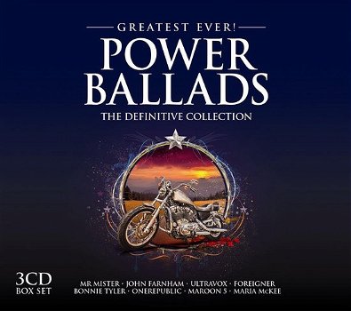 Greatest Ever! Power Ballads (3 CD) Nieuw/Gesealed - 0