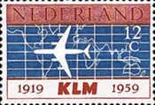 737 Nederland 12 cent 1959 conditie: gestempeld    