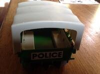 playmobil, vintage politie auto met politie - Afbeelding 2
