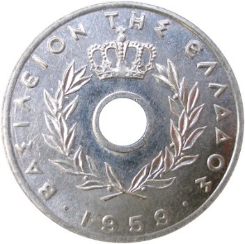 Griekenland 20 lepta 1964 . conditie: circulatie munt diameter: - 0