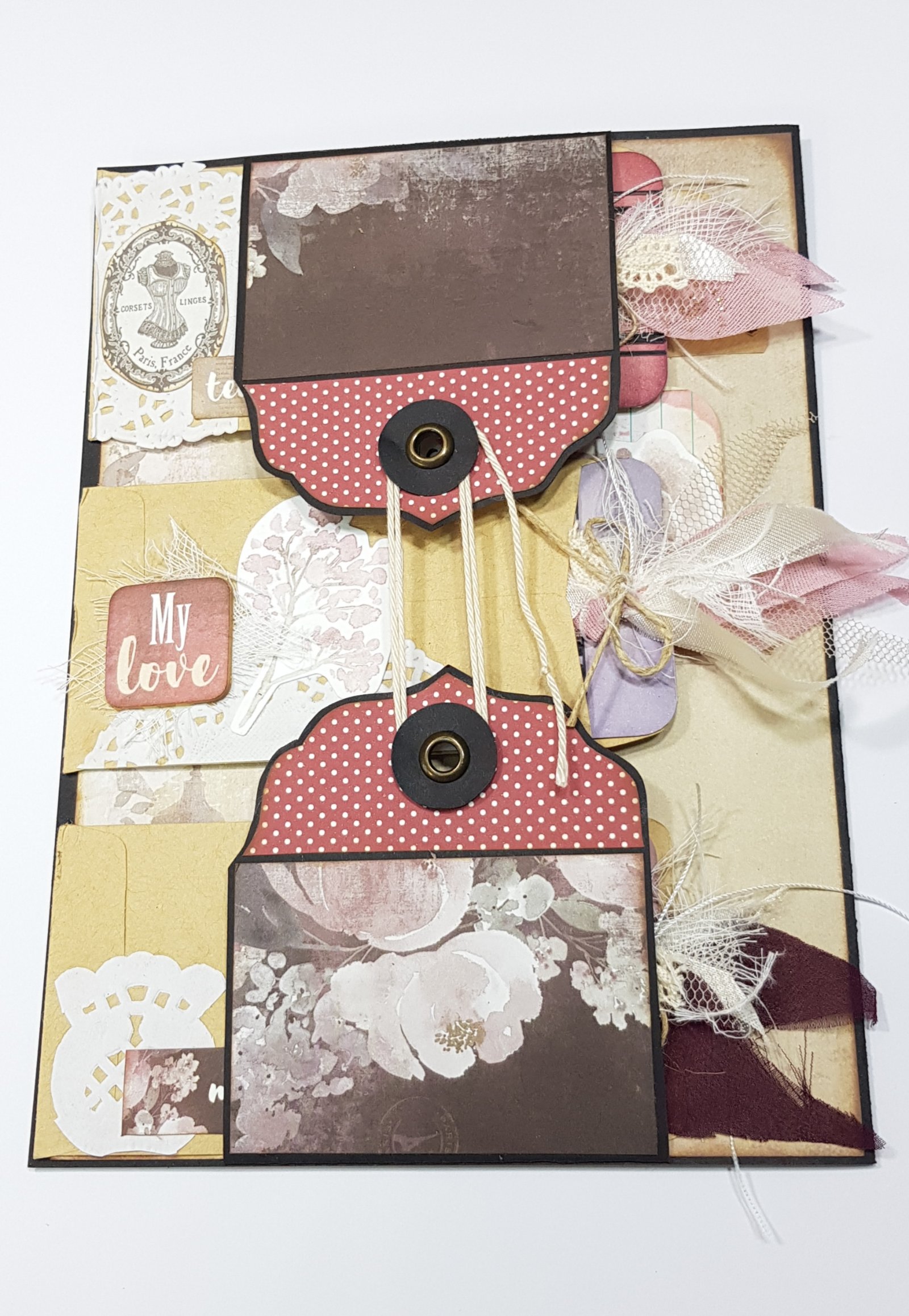 chic lady junk journal with a twist finished project - Afbeelding 2
