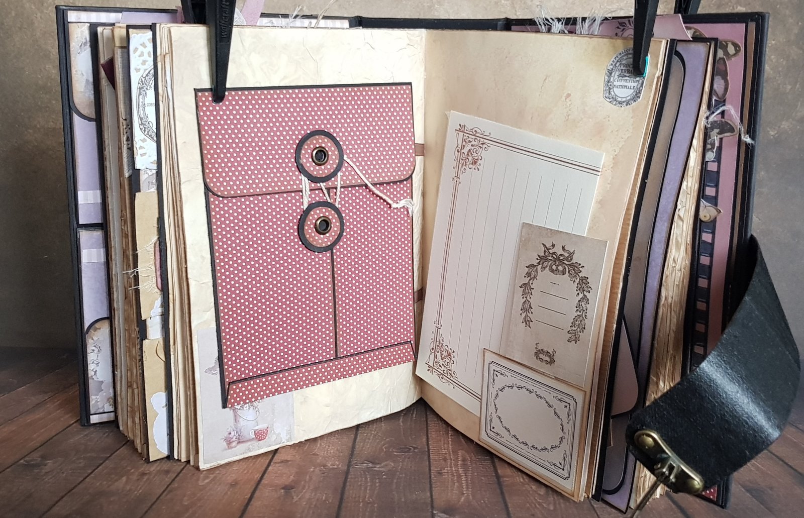 chic lady junk journal with a twist finished project - Afbeelding 5