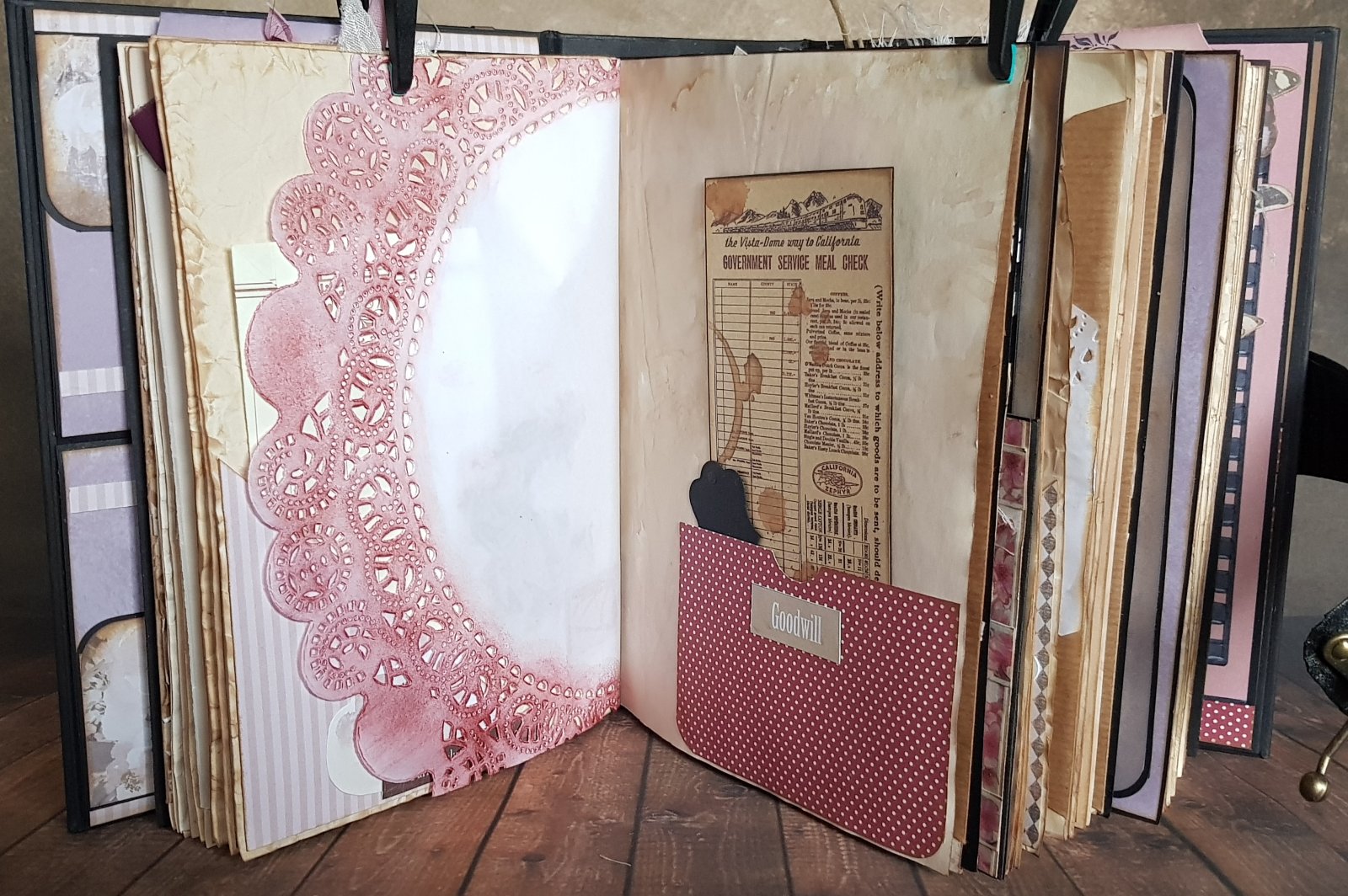 chic lady junk journal with a twist finished project - Afbeelding 7