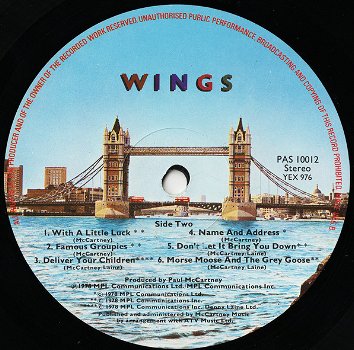 LP - Wings - London Town - made in G.B. - 1