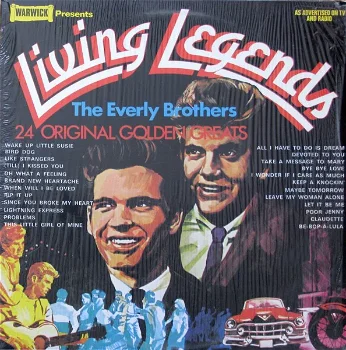 LP - The Everly Brothers - Living Legends - 0