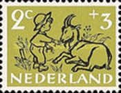 601 Nederland 2 cent 1952 conditie: gestempeld