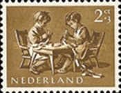 649 Nederland 2 cent 1954 conditie: postfris met plakker