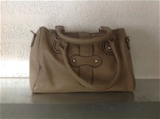 Beige tas