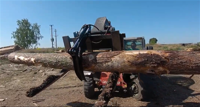 heftruckbord klauw hydraullisch, soort mini grijper. - 0