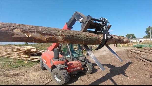 heftruckbord klauw hydraullisch, soort mini grijper. - 2