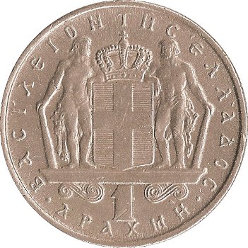 Griekenland 1 drachme 1966 conditie: circulatie munt - 1