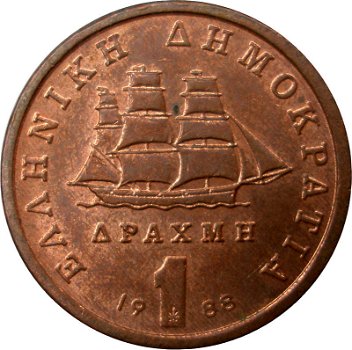 Griekenland 1 drachme 1988 conditie: circulatie munt - 0