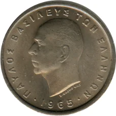 Griekenland 2 drachmes 1957 conditie: circulatie munt