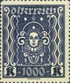 435 Oostenrijk 1000 kronen 1922 conditie: gestempeld