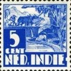 222 Nederlands Indië 5 cent 1934 conditie: gestempeld - 0