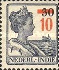 254 Nederlands Indië 10 cent 1937 conditie: gestempeld - 0