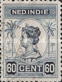 147 Nederlands Indië 60 cent  1922 conditie: gestempeld