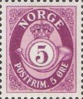 180 Noorwegen 5 Øre 1937 conditie: gestempeld