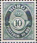 98 Noorwegen 10 Øre 1921 conditie: gestempeld - 0