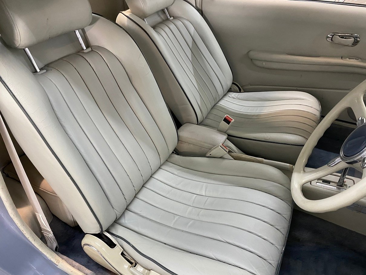 Hele mooie Nissan Figaro in Lapisgrijs uit Japan afkomstig - Afbeelding 6