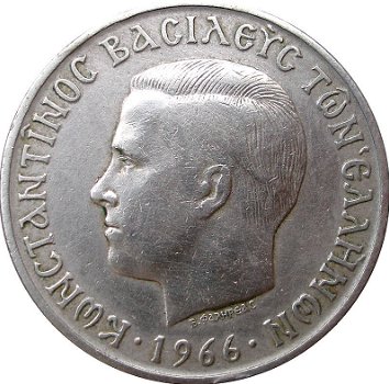 Griekenland 5 drachmes 1966 conditie: circulatie munt - 0