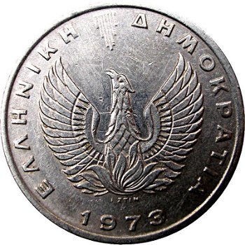 Griekenland 10 drachmes 1973 conditie: circulatie munt - 0