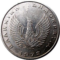 Griekenland 10 drachmes 1973 conditie: circulatie munt