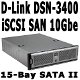D-Link DSN-3400-10 15-Bay iSCSI SAN 10Gbe max 30TB. - 0 - Thumbnail
