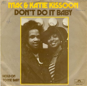 Mac And Katie Kissoon – Don't Do It Baby (1975) - 0