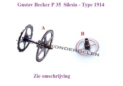 = Onderdelen Gustav Becker P 35 =46023 - 0