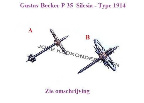 = Onderdelen Gustav Becker P 35 =46022 - 0