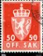 off. sak Noorwegen 50 Øre 1968 conditie: gestempeld - 0 - Thumbnail