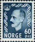 378 Noorwegen 60 Øre 1950 conditie: gestempeld - 0
