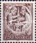 734 Noorwegen 7.50 kroon 1976 conditie: gestempeld - 0