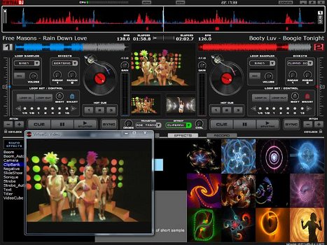 Muziekprogramma Virtueel DJ 5.2 -- 7.2 -- 7.5 - 0