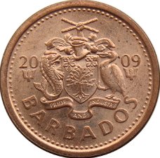 Barbados 1 cent 1973 conditie: circulatie munt