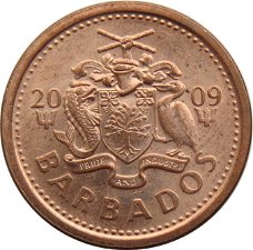 Barbados 1 cent 2012 conditie: circulatie munt