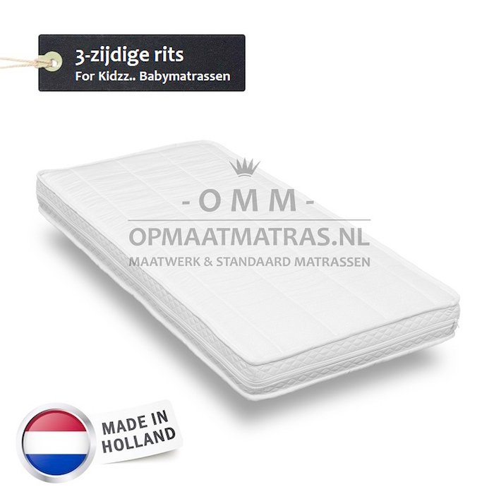 Babymatras 40x90 - polyether SG25 3-zijdig afritsbaar - nr. 1
