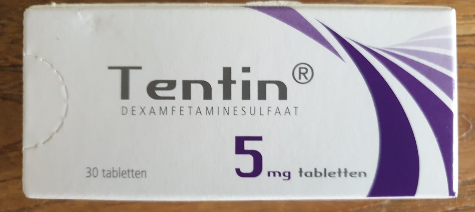 Tentin (dexamphetamine) 5mg/30st doosjes - nr. 1