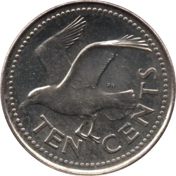 Barbados 10 cent 1973 conditie: circulatie munt - 0